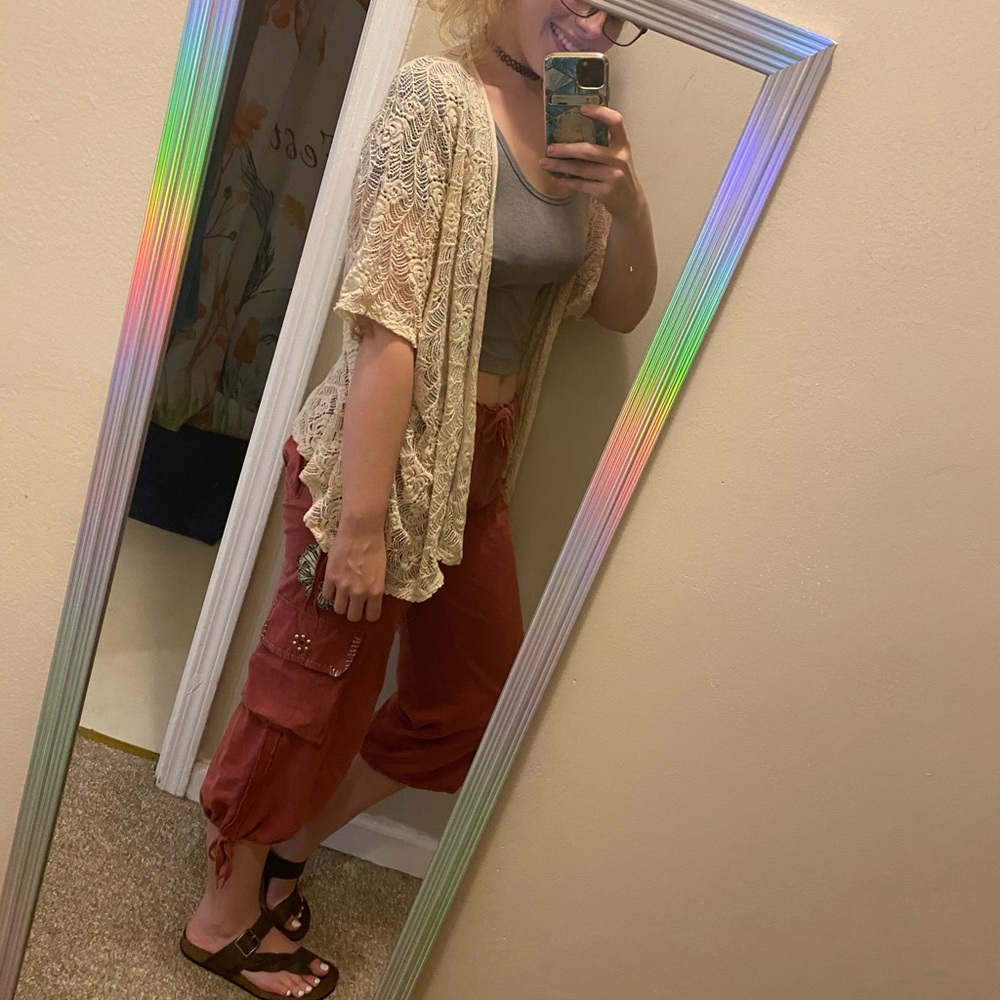 Boho lace cardigan